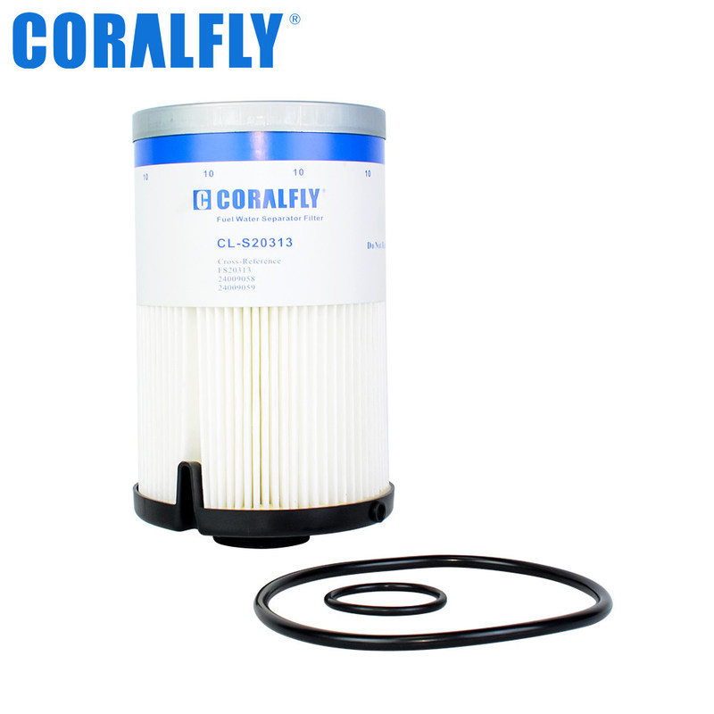 Coralfly Construction Machinery Fuel Filter FS20313 24009058 24009059 For Donaldson Fleetguard